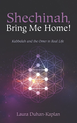 Book cover for Shechinah, Bring Me Home! with an image of the tree of sefirot